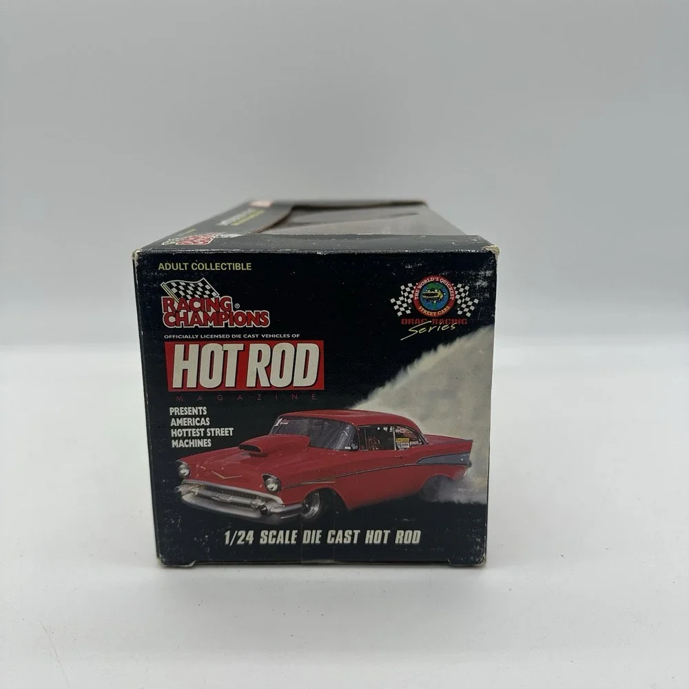 Racing Champions 1:24 Scale Hot Rod '40 Ford Coupe   Issue #23 Orange/Silver Car